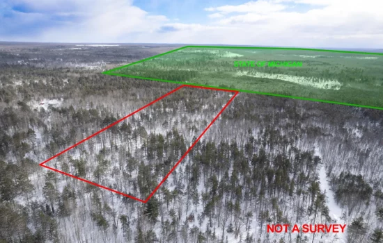 10-Acre Recreational Haven Adjoining State Land in Northern MI